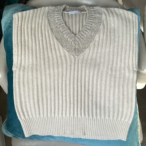 ❤️NEW Brunello Cucinelli CASHMERE sweater vest - Picture 5 of 13
